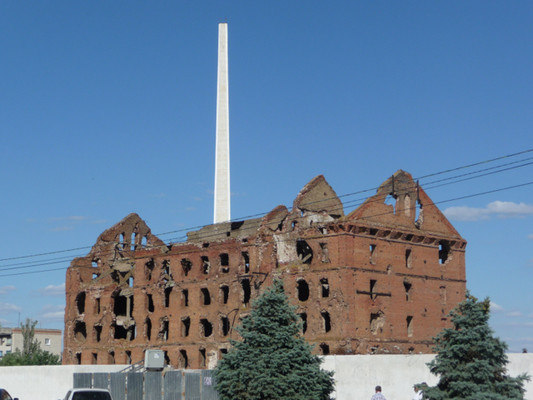 Die Mühle - Erinnerung an die Zerstörung