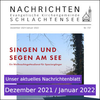 Unser aktuelles Gemeindeblatt: Dezember 2021 / Januar 2022