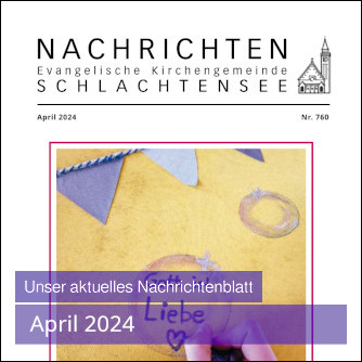 Unser aktuelles Gemeindeblatt: April 2024