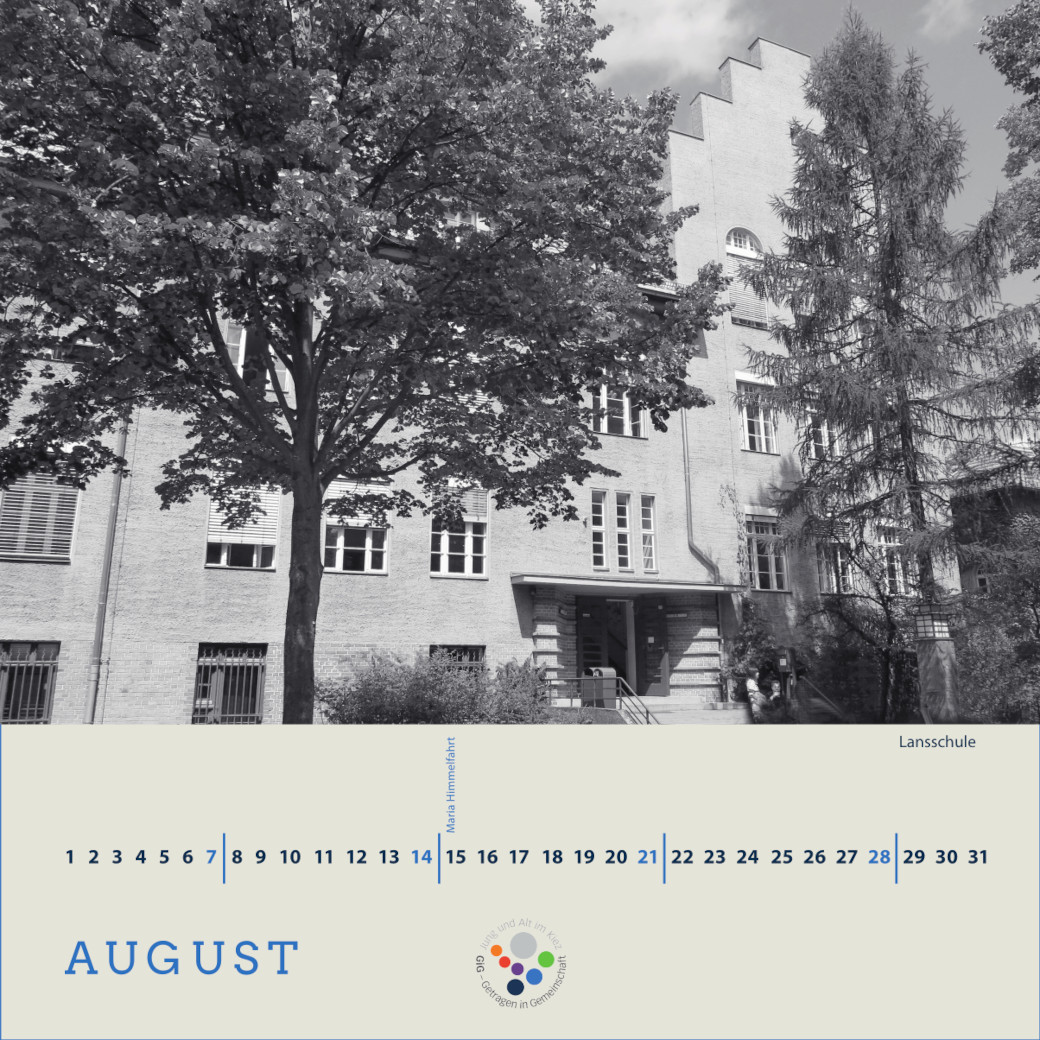 Kalenderblatt August 2022